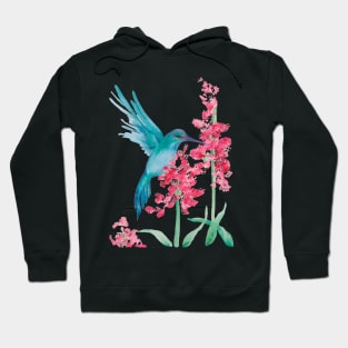 Charming Blue Hummingbird Hoodie